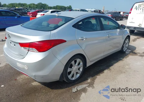 2012 Hyundai Elantra Limited (Ulsan Plant) z USA, uszkodzony, nr VIN KMHDH4AE4CU414063
